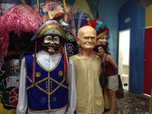Luciana Cury durante viagem a Recife.